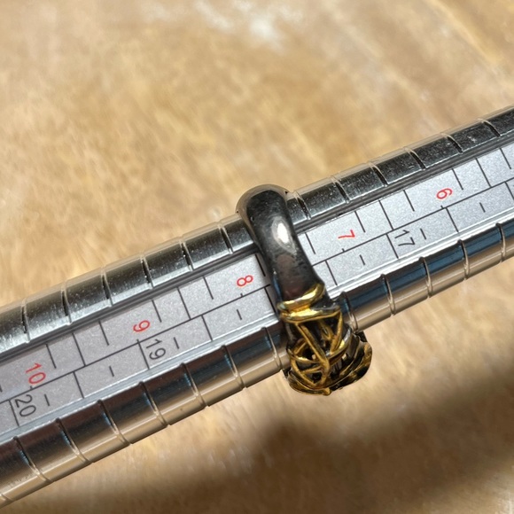 NWOT Black Rhodium 925 Sterling Silver Citrine Crystal Statement Ring - Picture 16 of 16